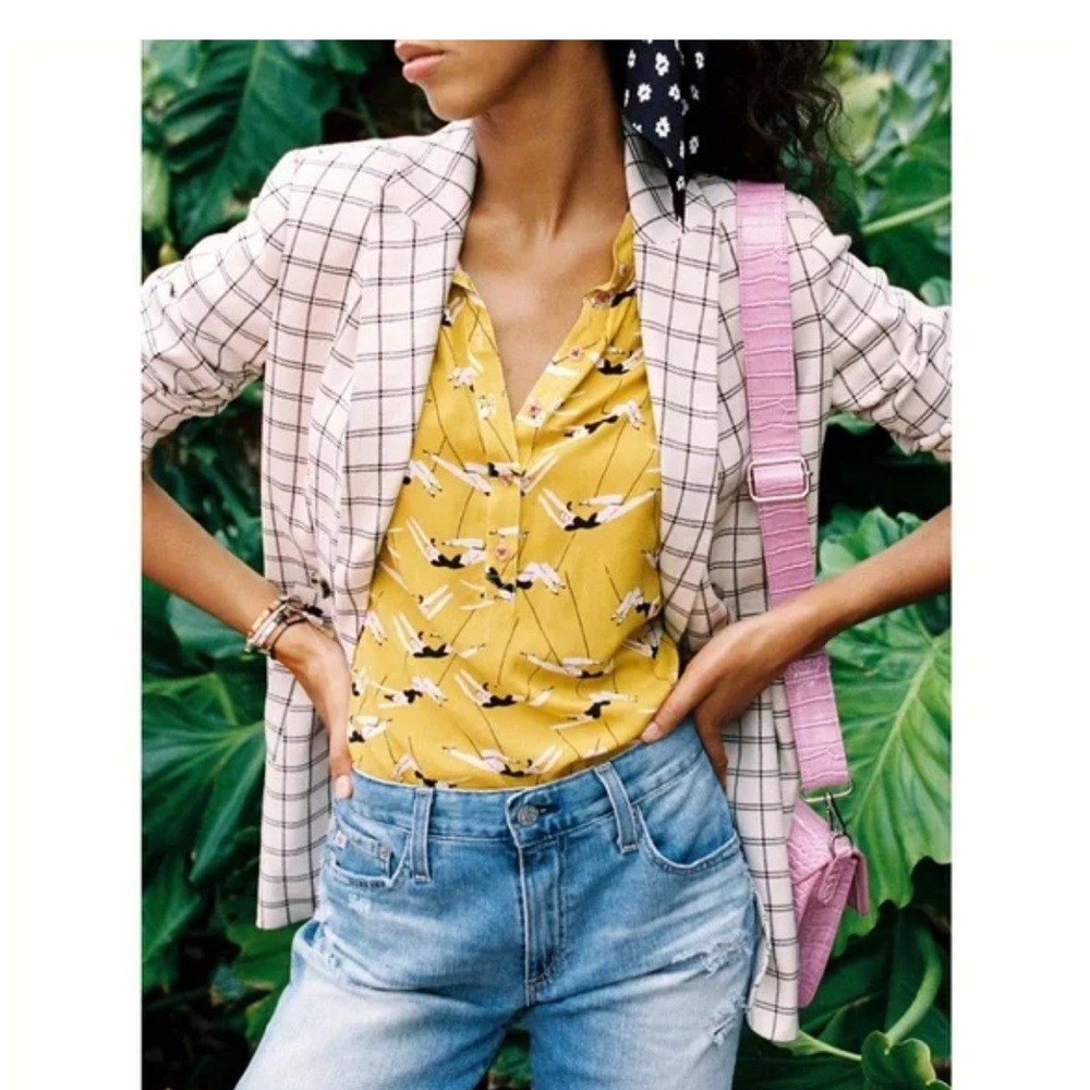 ANTHROPOLOGIE I Emily Isabella Robina Trapeze Artist Blouse - Picture 5 of 11
